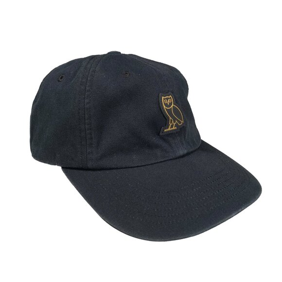 Octobers Very Own Other - Octobers Very Own 100% Cotton 6-Panel Strapback Classic Logo Hat Black men's OS